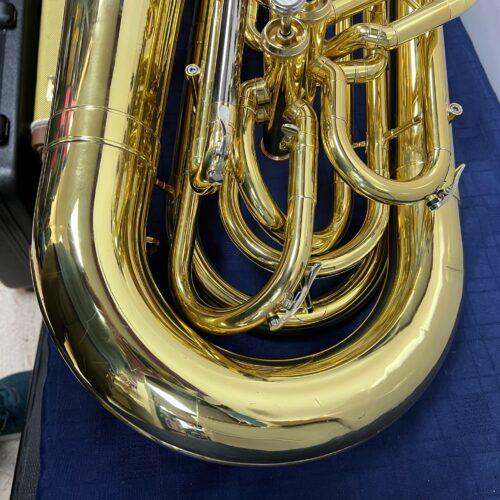 Used Jupiter JCB-482 3/4 Size 4-Valve Bb Tuba with Original Case and Mouthpiece Just Serviced - Image 8