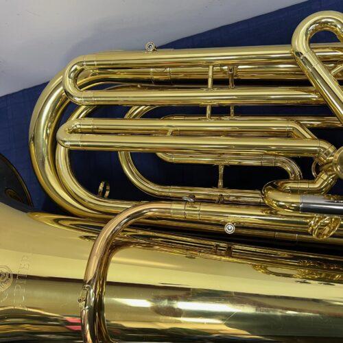 Used Jupiter JCB-482 3/4 Size 4-Valve Bb Tuba with Original Case and Mouthpiece Just Serviced - Image 10