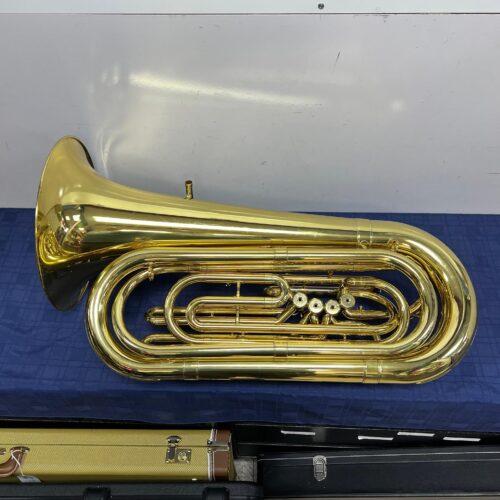 Used Jupiter JCB-482 3/4 Size 4-Valve Bb Tuba with Original Case and Mouthpiece Just Serviced - Image 12