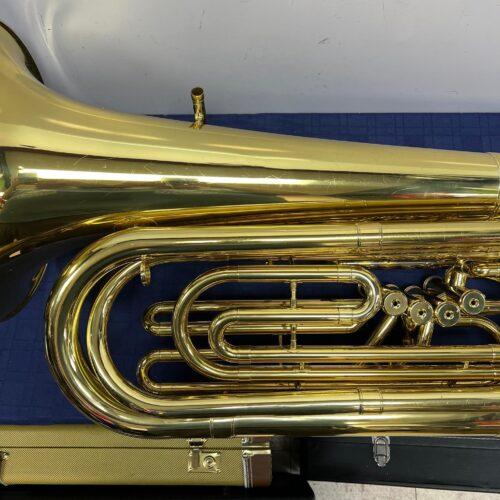 Used Jupiter JCB-482 3/4 Size 4-Valve Bb Tuba with Original Case and Mouthpiece Just Serviced - Image 14