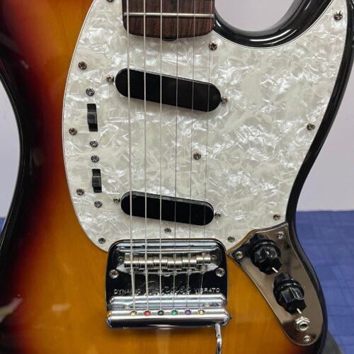 Used Fender Mustang Electric Guitar Made in Japan 1994 - 1995 Sunburst - Image 9