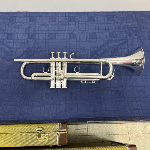 Used Benge 6 Los Angeles Resno Tempered Bell Bb Silver Trumpet Just Serviced with Original Case 1977 - Image 2