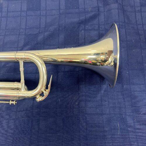 Used Benge 6 Los Angeles Resno Tempered Bell Bb Silver Trumpet Just Serviced with Original Case 1977 - Image 6