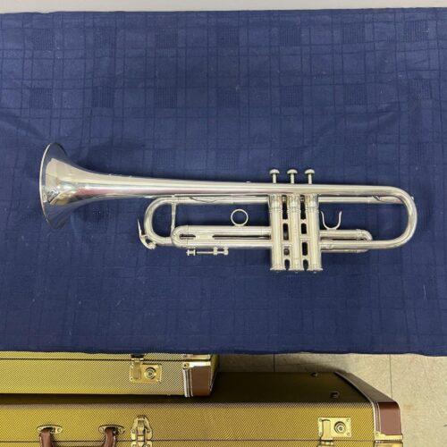 Used Benge 6 Los Angeles Resno Tempered Bell Bb Silver Trumpet Just Serviced with Original Case 1977 - Image 9