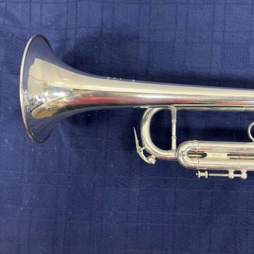 Used Benge 6 Los Angeles Resno Tempered Bell Bb Silver Trumpet Just Serviced with Original Case 1977 - Image 10