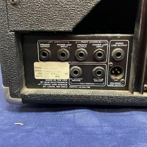 Vintage Ampeg VH-140CH Solid State Guitar Amp Amplifier Head Made in the USA SLM Era 1990's - Image 9