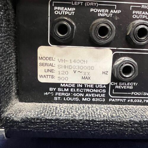 Vintage Ampeg VH-140CH Solid State Guitar Amp Amplifier Head Made in the USA SLM Era 1990's - Image 12