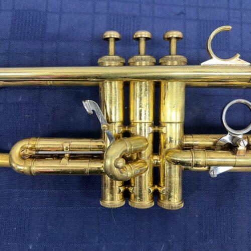 Vintage Olds Mendez Los Angeles Bb Trumpet with Original Case Just Serviced 1952 - Image 4