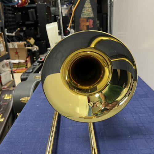 Used Bach Stradivarius Model 42 Bb Tenor Trombone with Open Flow F Attachment and Original Case - Image 4