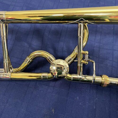 Used Bach Stradivarius Model 42 Bb Tenor Trombone with Open Flow F Attachment and Original Case - Image 10