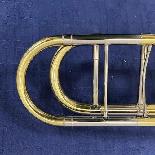 Used Bach Stradivarius Model 42 Bb Tenor Trombone with Open Flow F Attachment and Original Case - Image 14