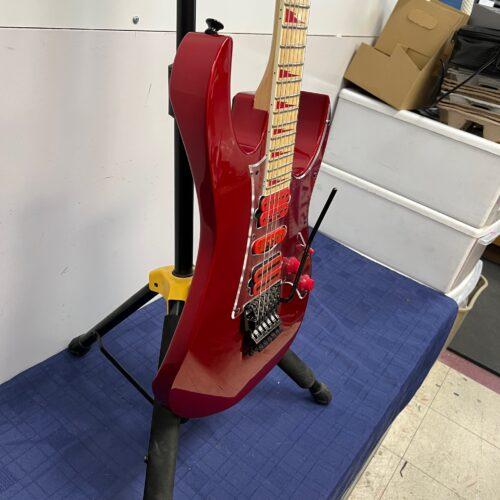 Used Ibanez RG770DX Ruby Red Prestige Reissue Electric Guitar Made in Japan with Coffin Case - Image 11