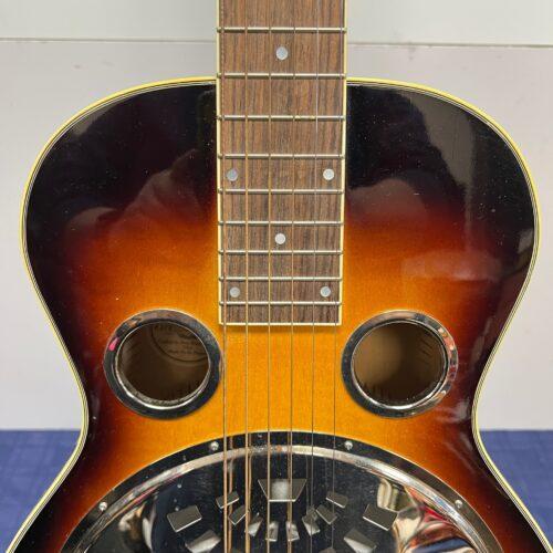 Used Guild USA R-35E Square Neck Resonator Acoustic Electric Guitar with Original Case - Image 8