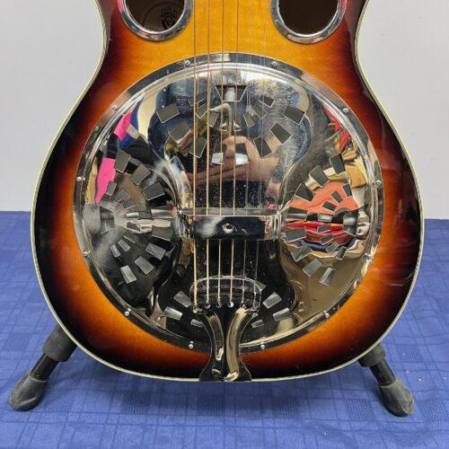 Used Guild USA R-35E Square Neck Resonator Acoustic Electric Guitar with Original Case - Image 9