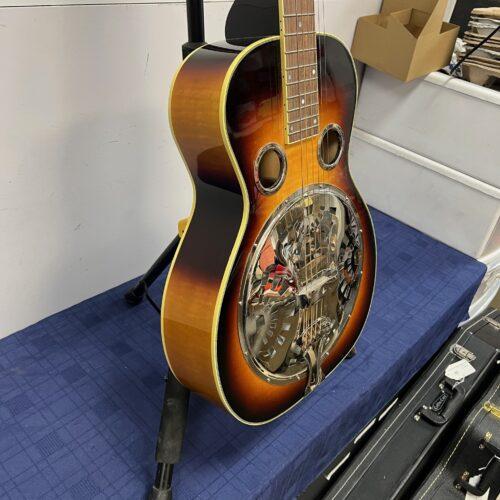 Used Guild USA R-35E Square Neck Resonator Acoustic Electric Guitar with Original Case - Image 11