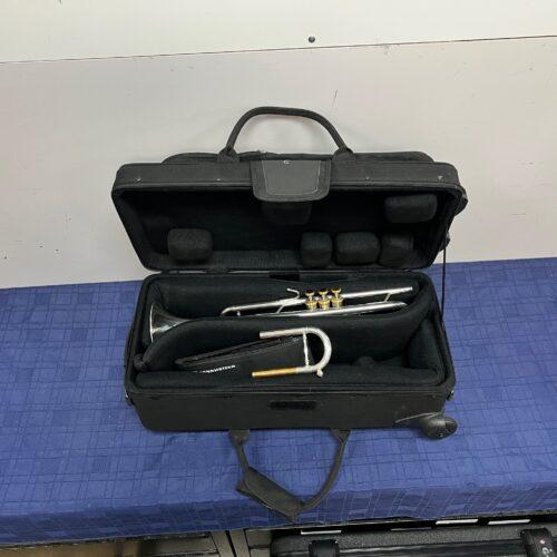 Used Stomvi Lightweight VRII Bb Trumpet with Two Tuning Slides Reverse Leadpipe Rolling Pro Tec Case Just Serviced Made in Spain