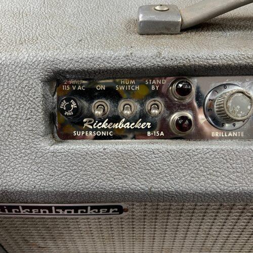 Vintage Rickenbacker Supersonic B-15A Tube Guitar Amp Amplifier Just Serviced Made in the USA Jensen Concert Series - Image 5