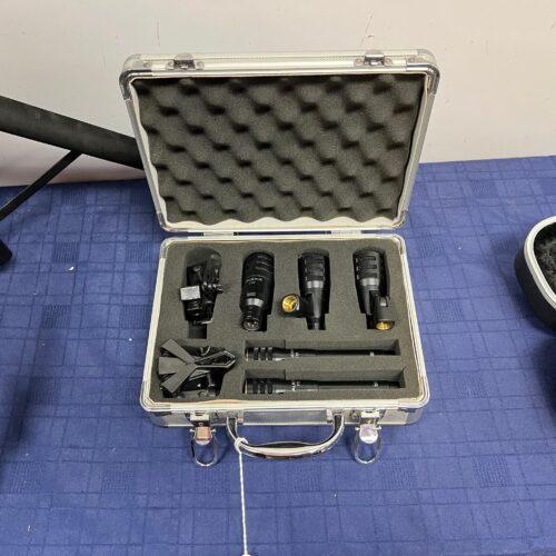 Used Audix F10 Drum Mic Microphone Set with Case