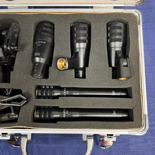 Used Audix F10 Drum Mic Microphone Set with Case - Image 4