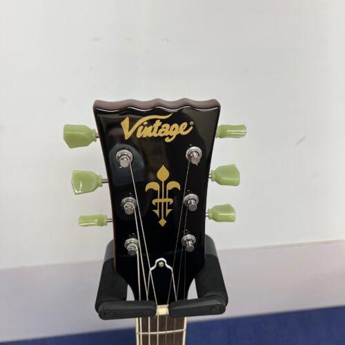 Used Vintage V100GT Gold Top Les Paul Style Electric Guitar with Wilkinson Pickups - Image 2