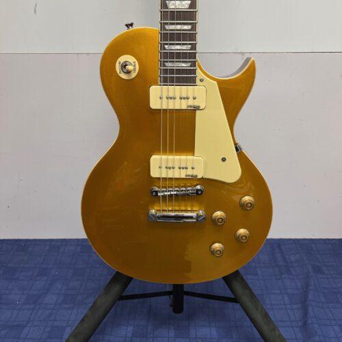 Used Vintage V100GT Gold Top Les Paul Style Electric Guitar with Wilkinson Pickups - Image 6