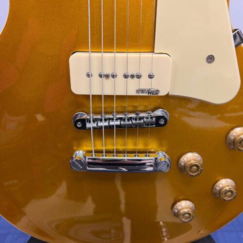 Used Vintage V100GT Gold Top Les Paul Style Electric Guitar with Wilkinson Pickups - Image 8