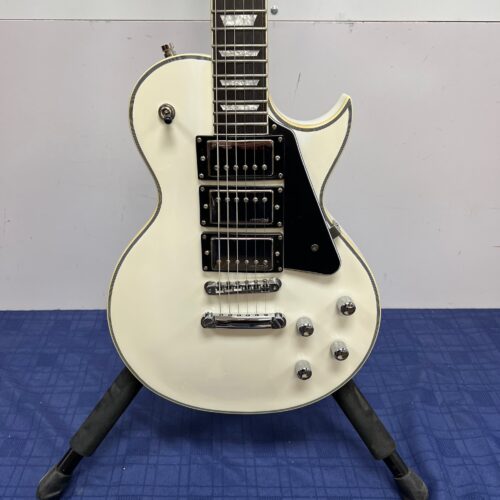 Used Vintage V1003 ReIssued 3 Pickup Electric Guitar Arctic White - Image 18