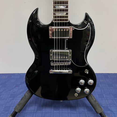 Used Gibson SG High Performance Electric Guitar Black with Original Aluminum Case G Force Robot Tuners 2016 - Image 9