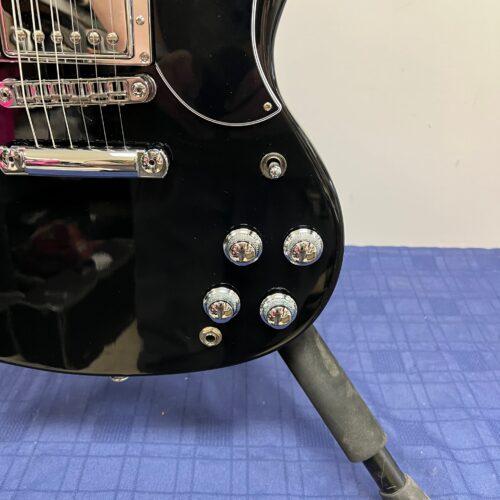 Used Gibson SG High Performance Electric Guitar Black with Original Aluminum Case G Force Robot Tuners 2016 - Image 12