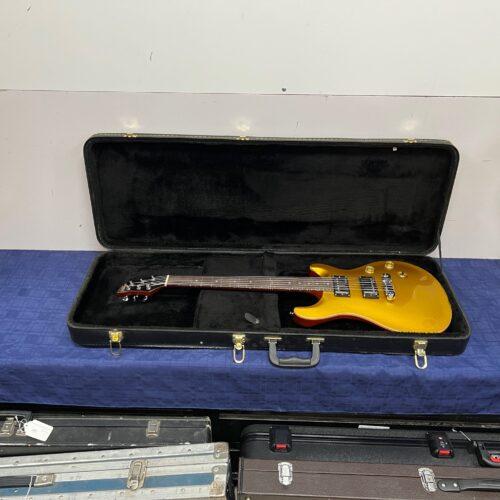 Used Vintage VRS100 Gold Top PRS Style Double Cutaway Electric Guitar with Case