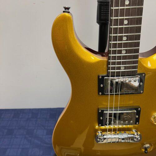 Used Vintage VRS100 Gold Top PRS Style Double Cutaway Electric Guitar with Case - Image 11