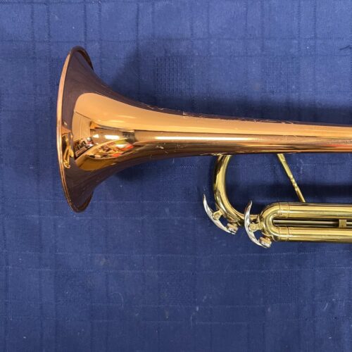 Vintage Conn Director Bb Trumpet with Original Case and Mouthpiece Copper Bell 1955 - Image 3