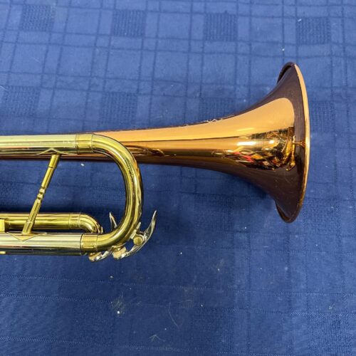 Vintage Conn Director Bb Trumpet with Original Case and Mouthpiece Copper Bell 1955 - Image 14