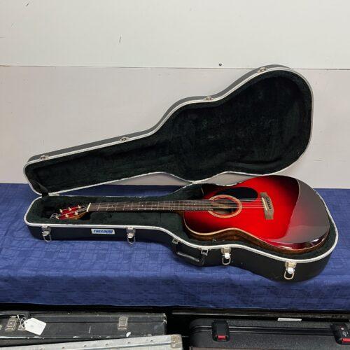 Used Teton STA180CE-AR Auditorium Autumn Burst Acoustic Electric Guitar Arm Rest with Case