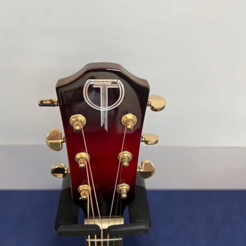 Used Teton STA180CE-AR Auditorium Autumn Burst Acoustic Electric Guitar Arm Rest with Case - Image 3