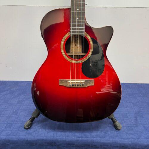 Used Teton STA180CE-AR Auditorium Autumn Burst Acoustic Electric Guitar Arm Rest with Case - Image 7