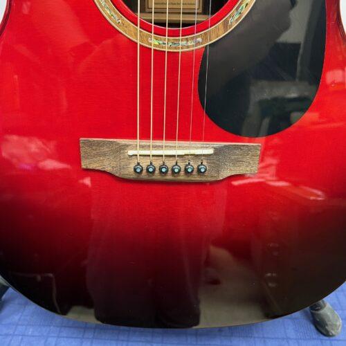 Used Teton STA180CE-AR Auditorium Autumn Burst Acoustic Electric Guitar Arm Rest with Case - Image 9