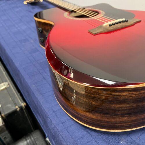 Used Teton STA180CE-AR Auditorium Autumn Burst Acoustic Electric Guitar Arm Rest with Case - Image 24