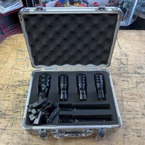 Used Audix F10 Drum Mic Microphone Set with Case