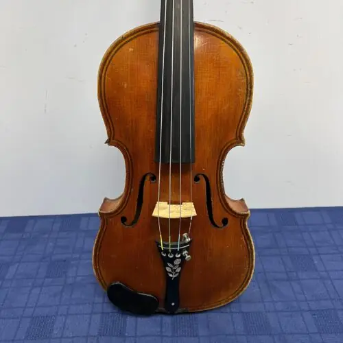 Vintage Caspar da Salo in Brescia 1595 4/4 Violin with Case and Bow - Image 7