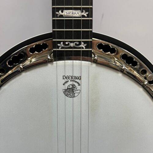 Used Deering Sierra Lefty Left-Handed 5-string Banjo with Resonator and Original Case - Image 9