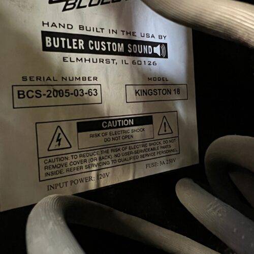 Used Butler Custom Sound Chicago Blues Box Kingston 18 Tube Combo Guitar Amp Amplifier Just Serviced - Image 11