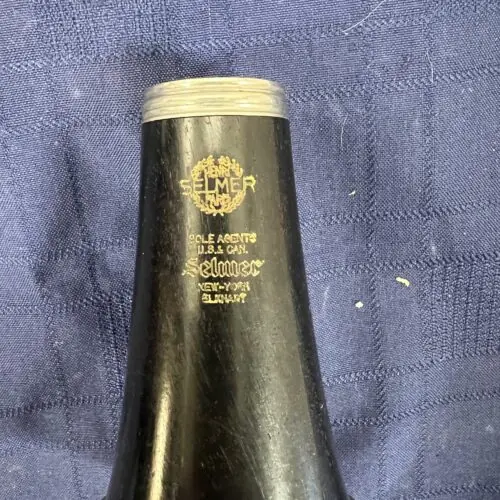 Vintage Selmer Paris France Professional Series 9 Wood Clarinet with Premium Black Leather Pad Repad Original Selmer Vanguard Case - Image 3