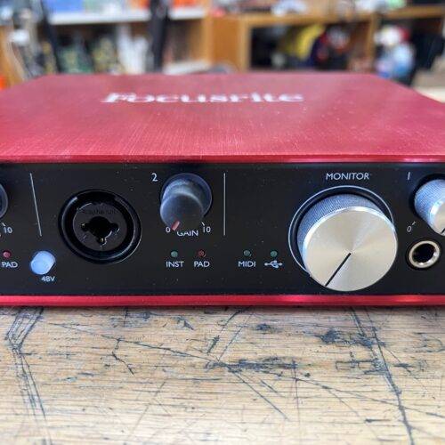 Used Focusrite Scarlett 6i6 USB Audio Recording Interface with AC Adapter - Image 3