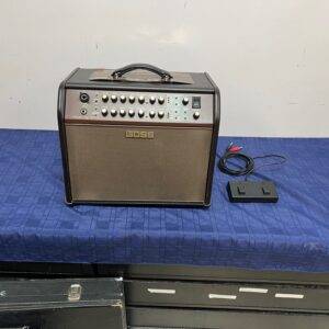 Used Roland Boss ACS-Pro Acoustic Singer Pro Guitar Amp Amplifier with Footswitch