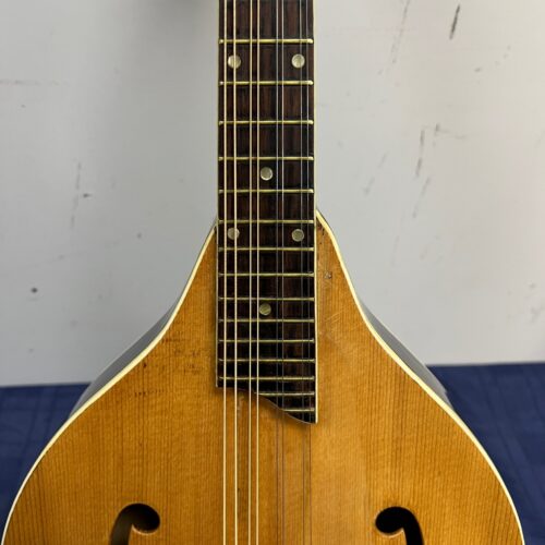 Vintage F-Style 8-String Mandolin with custom coffin style case - Image 5
