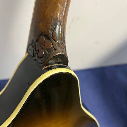 Vintage F-Style 8-String Mandolin with custom coffin style case - Image 15