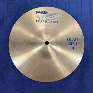 Vintage Paiste Formula 602 11" Heavy Bell Cymbal 1448 grams Made in Switzerland