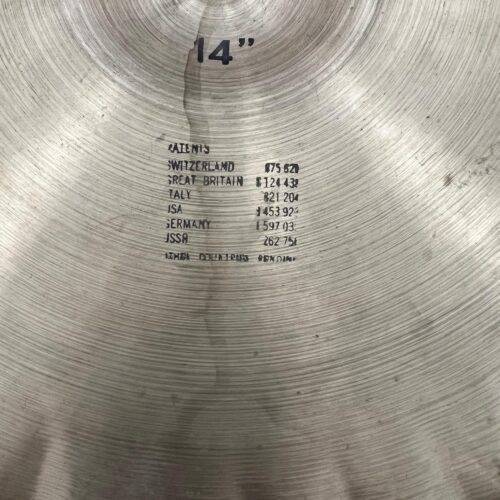 Vintage Paiste 2002 Sound Edge 14" Hi Hat Cymbal Pair Black Label - Image 15