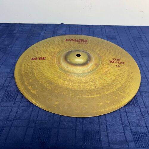 Vintage Paiste 3000 Rude Hi Hat Cymbal Pair Made in Switzerland - Image 7